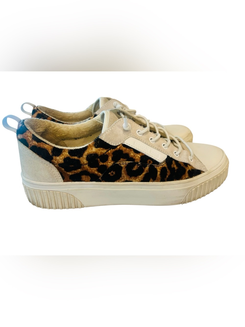 Michael Kors Oscar Lace-Up Sneakers Butterscotch Size 9.5